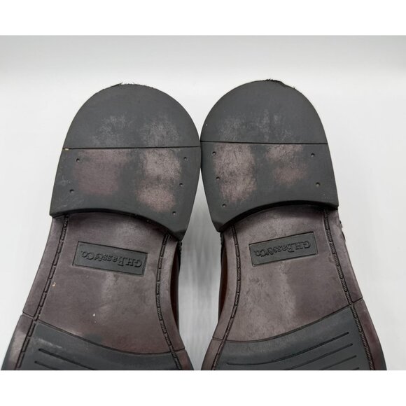 G H Bass & Co. Simon Loafers  Men's Size 8.5M Dark Brown Leather Dress Shoes - Picture 13 of 16